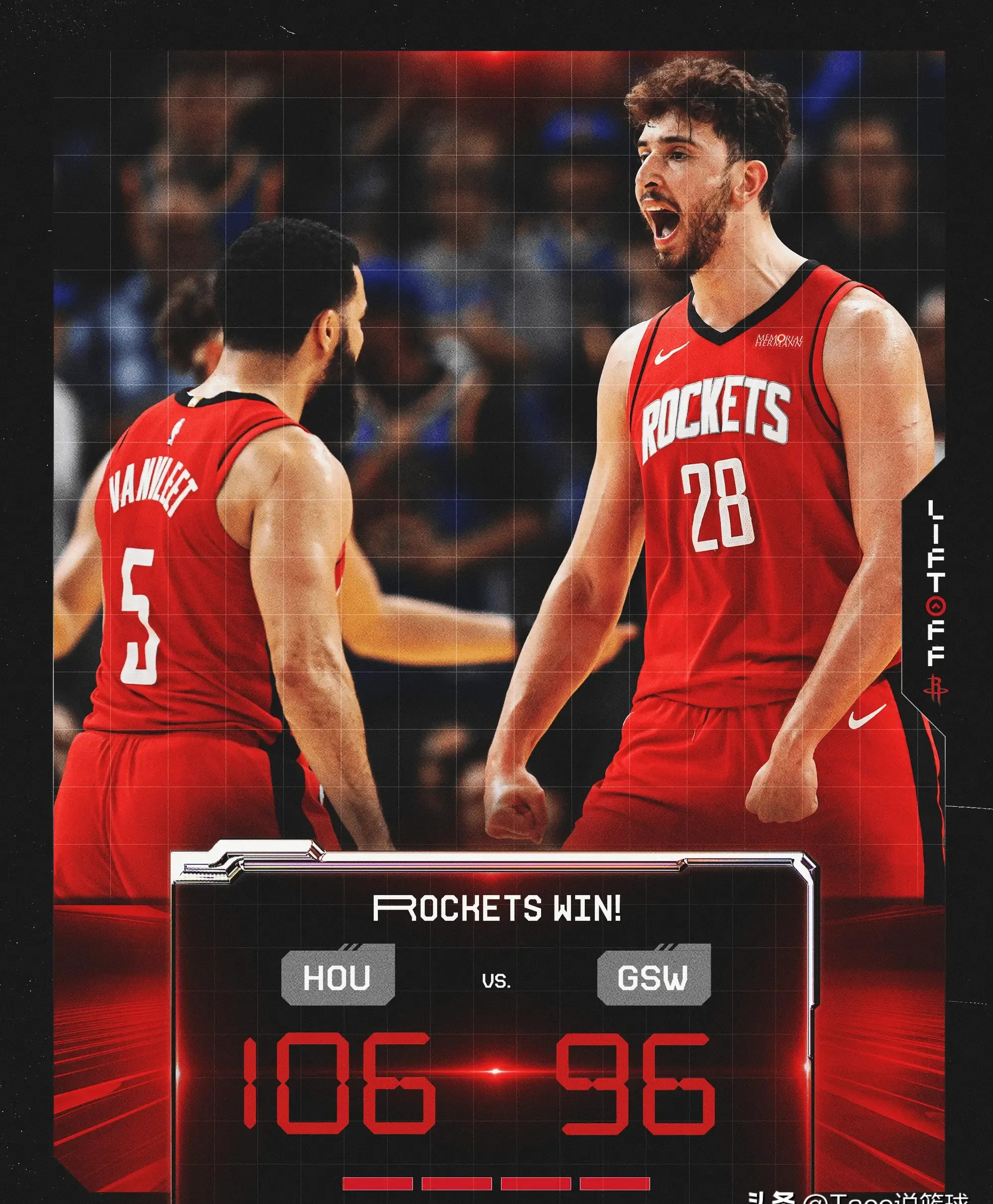 火箭大胜热火，保持势头不减